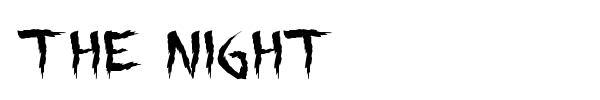 The Night font preview